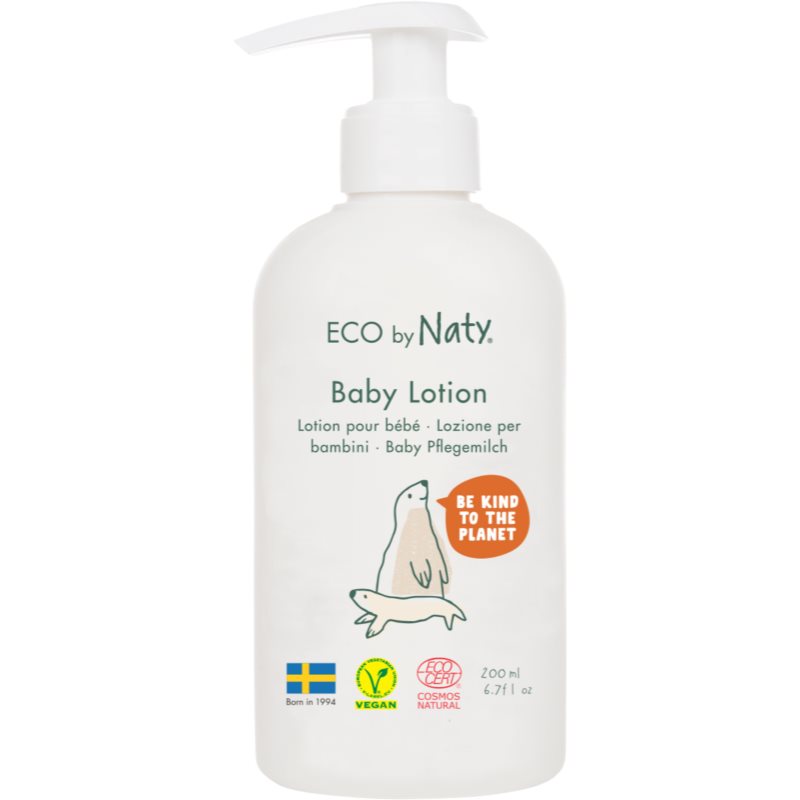 ECO by Naty Baby Lotion hydratačné telové mlieko pre deti od narodenia 200 ml