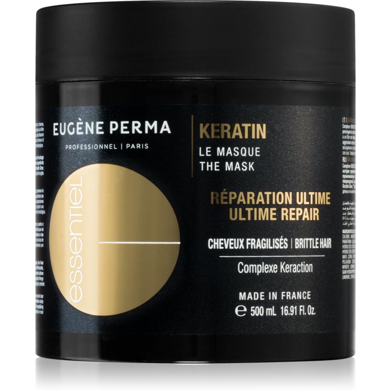 EUGÈNE PERMA Essential Keratin maska pre poškodené a krehké vlasy 500 ml