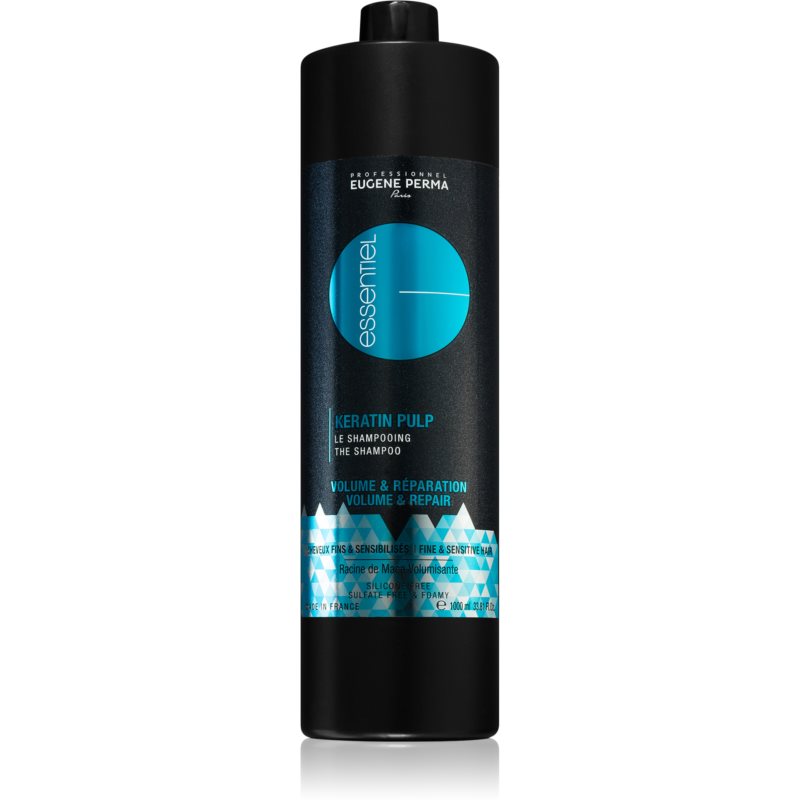 EUGÈNE PERMA Essential Keratin Pulp šampón pre jemné vlasy a poškodené vlasy 1000 ml