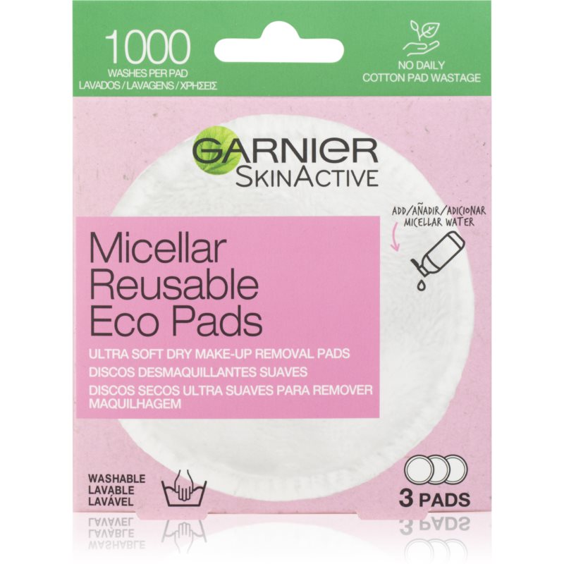 Garnier Skin Active odličovacie tampóny z mikrovlákna 3 ks