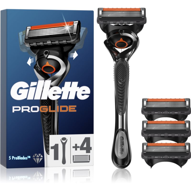 Gillette ProGlide Flexball holiaci strojček  náhradné hlavice 4 ks 1 ks