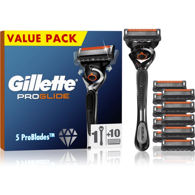 Gillette Fusion5 Proglide holiaci strojček  náhradné hlavice 10 ks