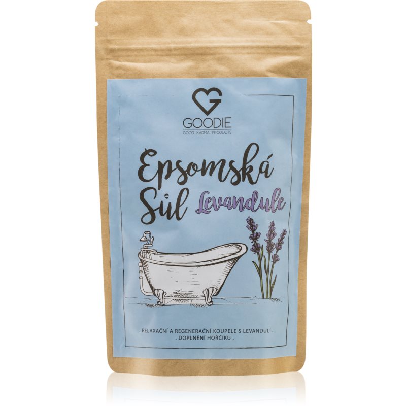 Goodie Epsomská soľ relaxačná soľ do kúpeľa s levanduľou 250 g