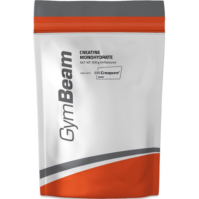GymBeam Creatine Monohydrate podpora športového výkonu príchuť Unflavoured 500 g