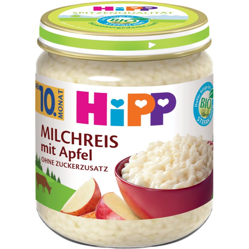 Hipp BIO mliečna ryža s jablkami detský príkrm 200 g