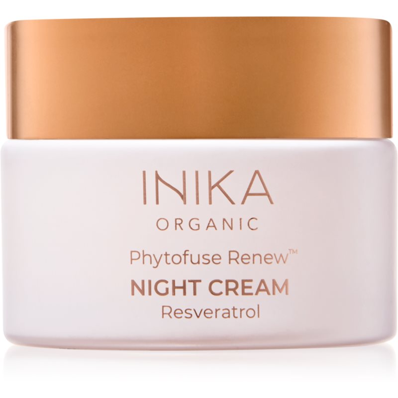 INIKA Organic Phytofuse Renew Rich Night Cream antioxidačný nočný krém s probiotikami 50 ml