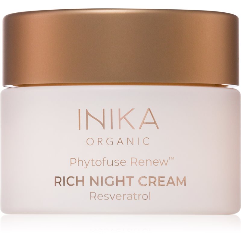 INIKA Organic Phytofuse Renew Rich Night Cream antioxidačný nočný krém 50 ml