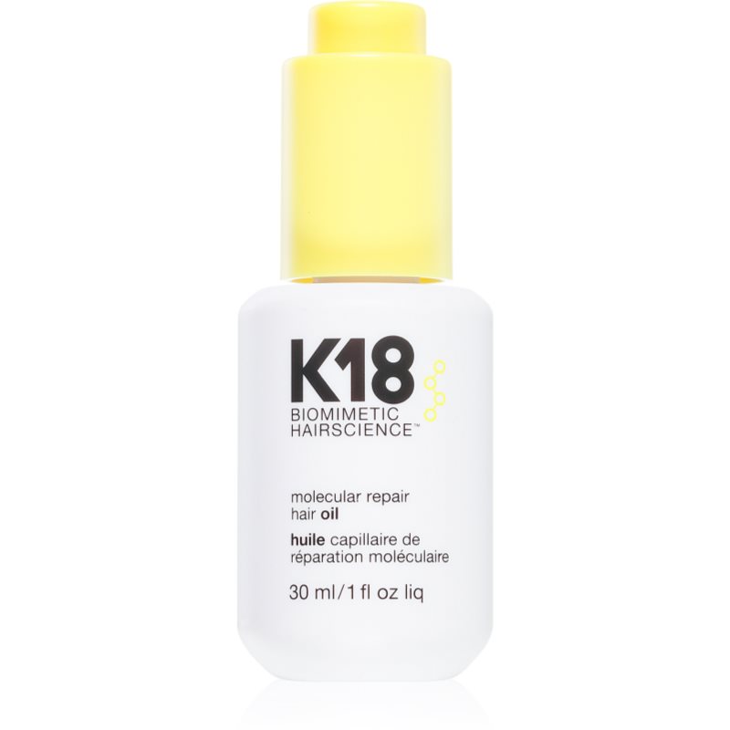 K18 Molecular Repair Hair Oil vyživujúci suchý olej pre poškodené a krehké vlasy 30 ml
