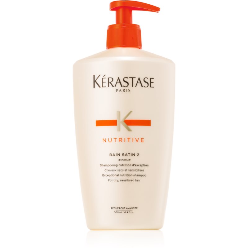 Kérastase Nutritive Bain Satin 2 vyživujúci šampónový kúpeľ pre suché citlivé vlasy 500 ml