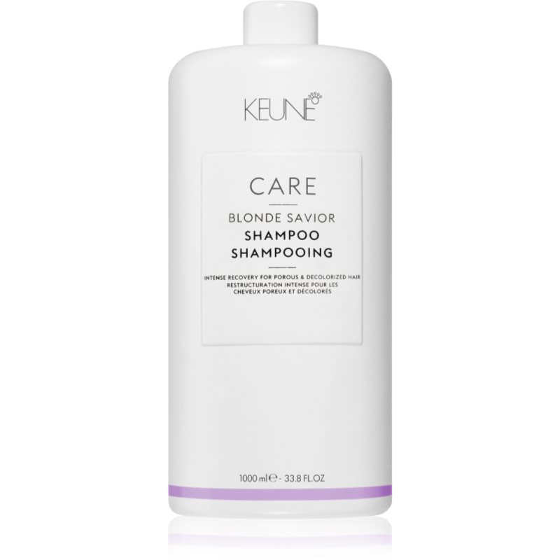 Keune Care Blonde Savior Shampoo šampón na vlasy na odfarbené, farbené a chemicky ošetrené vlasy 1000 ml