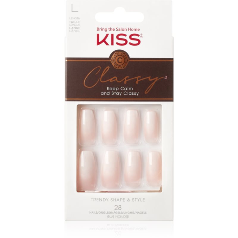KISS Classy Nails Be-you-tiful umelé nechty Long 28 ks