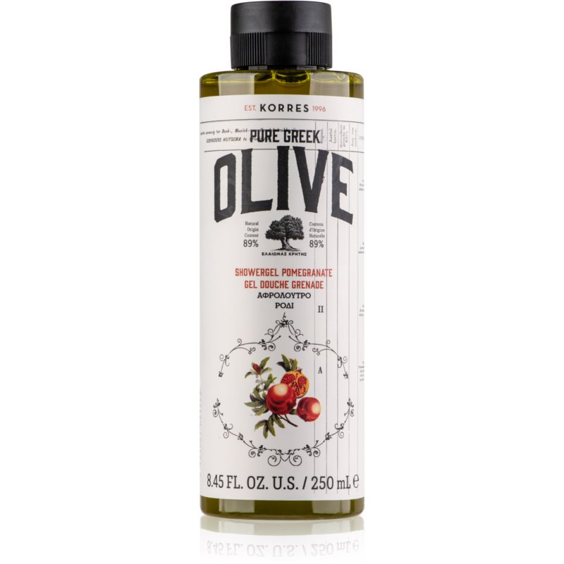 Korres Pure Greek Olive  Pomegranate energizujúci sprchový gél 250 ml