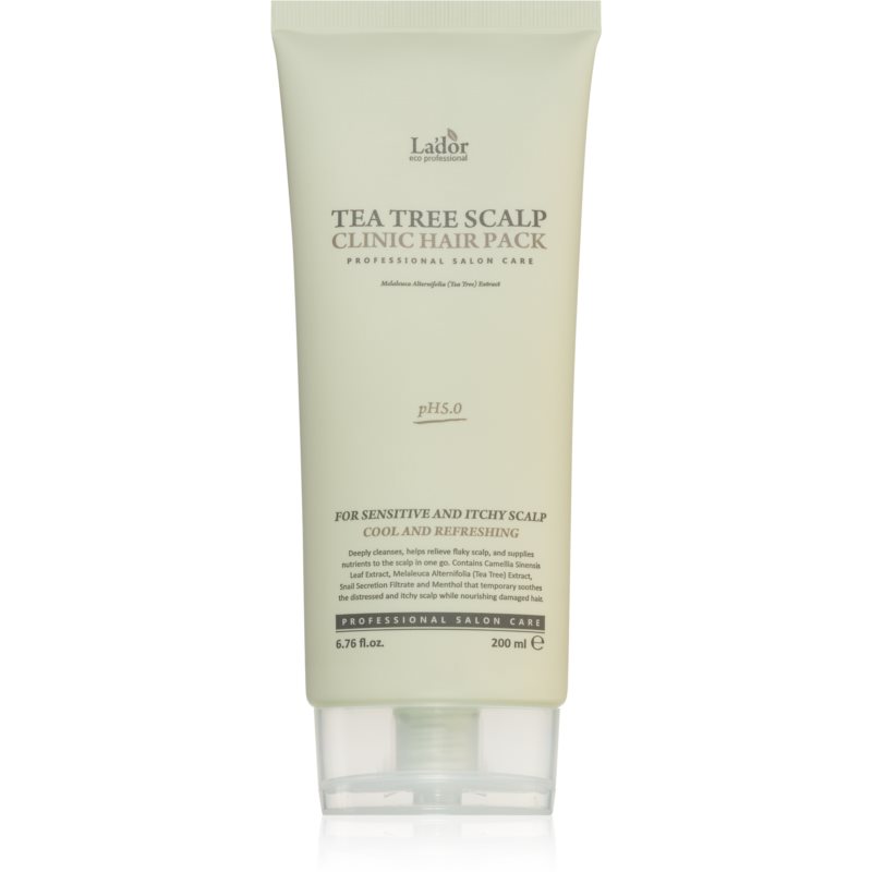 Lador Tea Tree Scalp Clinic Hair Pack starostlivosť o pokožku hlavy s upokojujúcim účinkom 200 ml