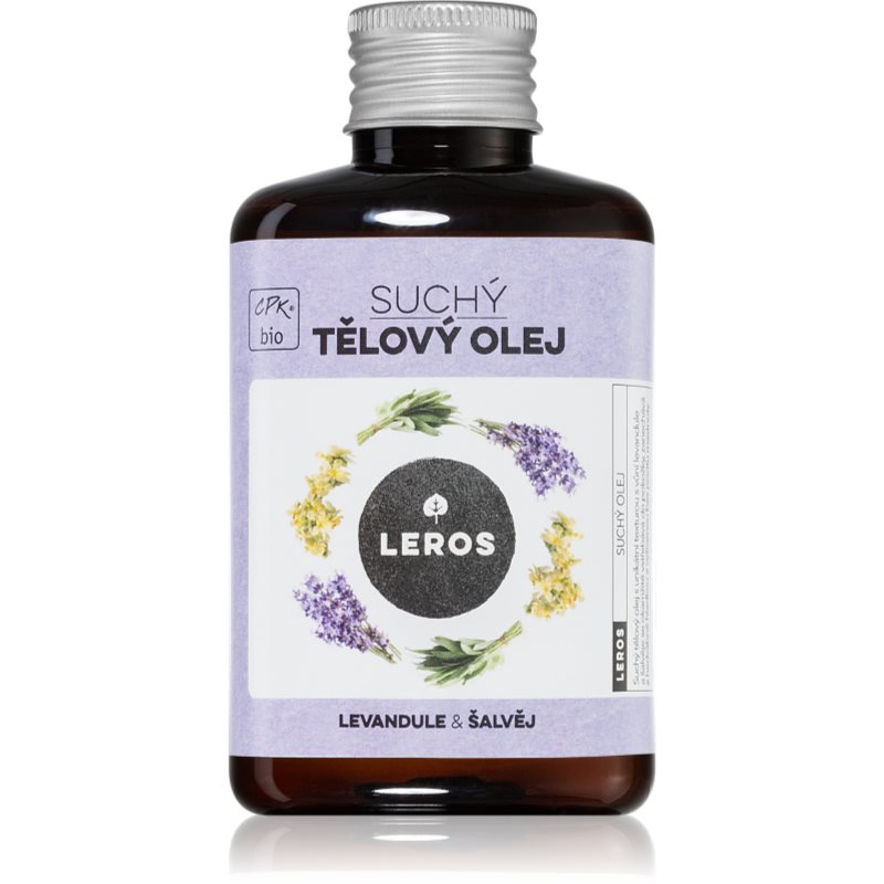 Leros Dry body oil levanduľa  šalvia suchý olej na telo 100 ml