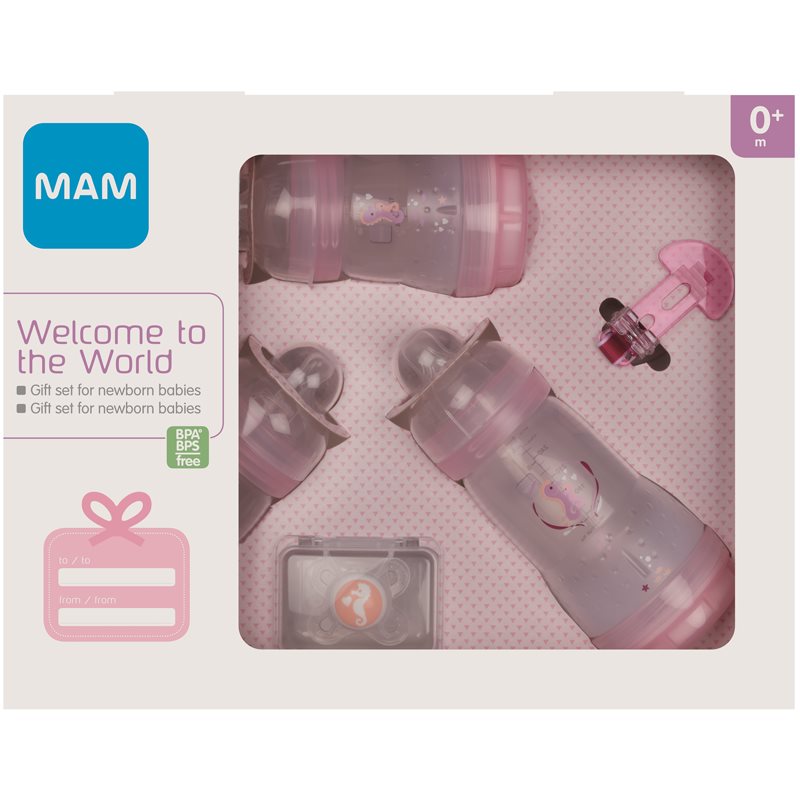 MAM Welcome to the World Gift Set darčeková sada Pink (pre bábätká)