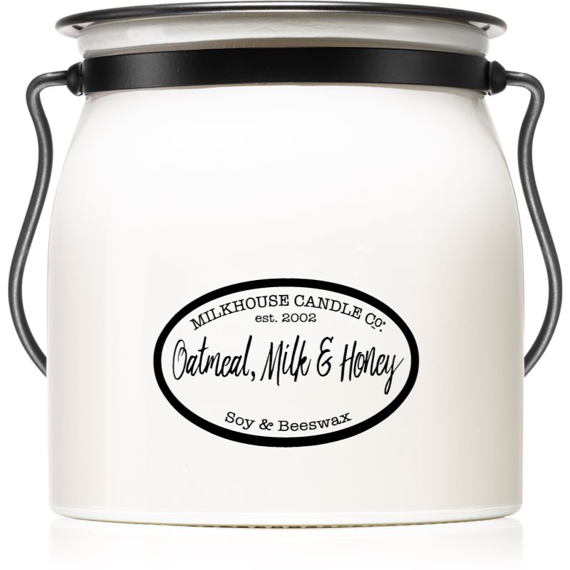 Milkhouse Candle Co. Creamery Oatmeal, Milk  Honey vonná sviečka Butter Jar 454 g