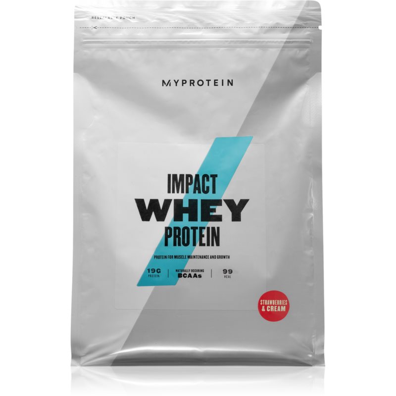 MyProtein Impact Whey Protein srvátkový proteín príchuť Strawberries  Cream 2500 g