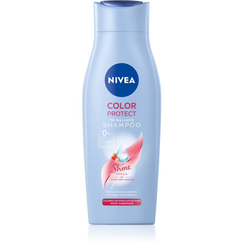 Nivea Color Care  Protect ošetrujúci šampón pre farbené vlasy 400 ml