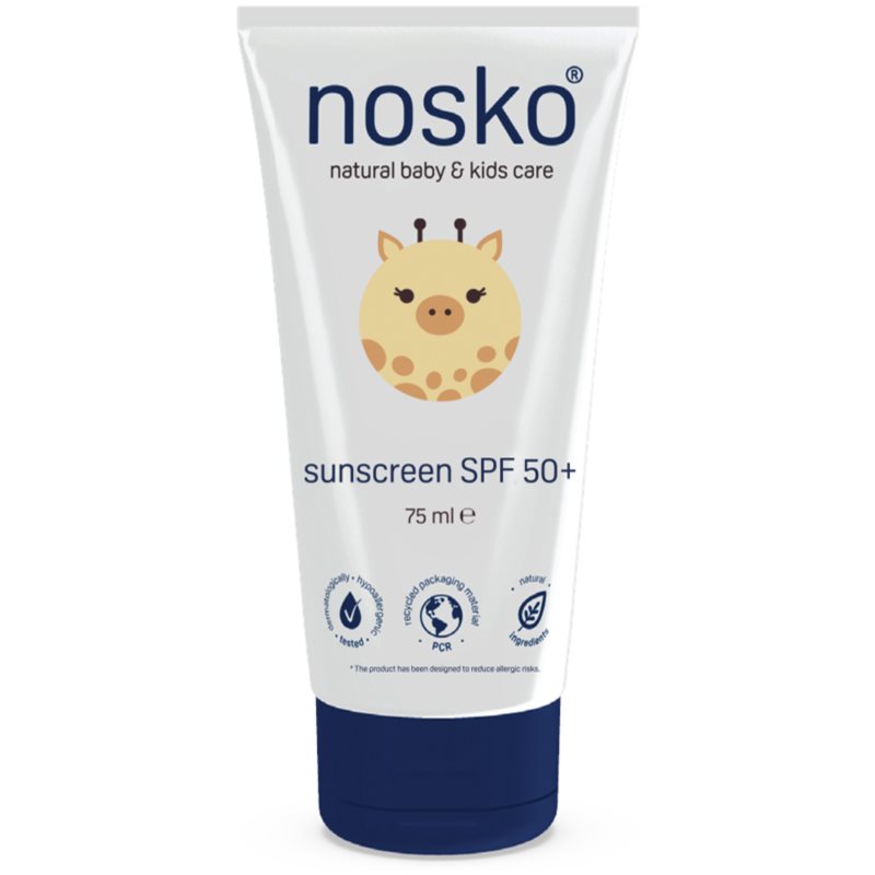 Nosko Baby Sunscreen SPF 50 detský krém na opaľovanie SPF 50 75 ml