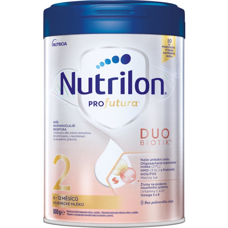 Nutrilon Profutura Duobiotik 2 pokračovacie dojčenské mlieko 800 g