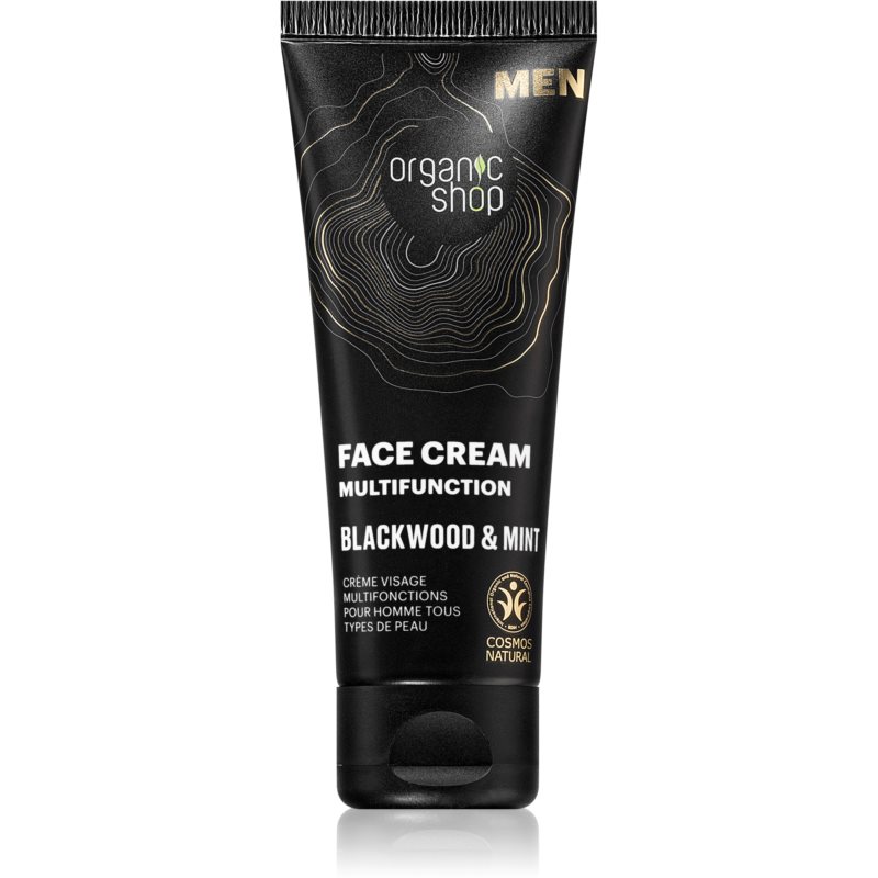 Organic Shop Men Blackwood  Mint multifunkčný krém na tvár pre mužov 75 ml