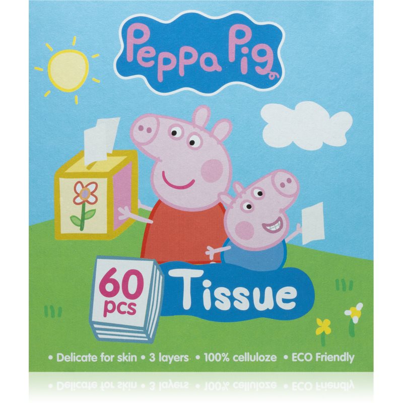 Peppa Pig Tissue papierové vreckovky 60 ks