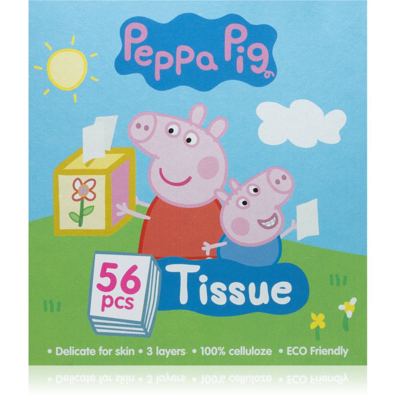 Peppa Pig Tissue papierové vreckovky 56 ks
