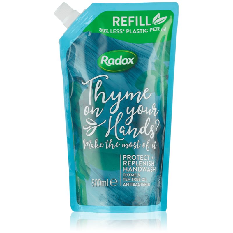 Radox Thyme on your hands tekuté mydlo s antibakteriálnou prísadou 500 ml