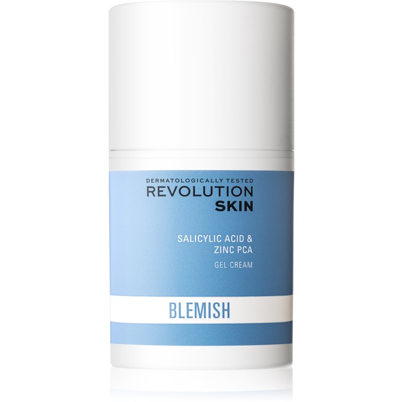 Revolution Skincare Blemish Salicylic Acid  Zinc PCA hydratačný gél krém pre mastnú a problematickú pleť 50 ml