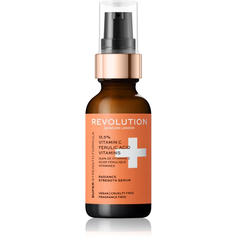 Revolution Skincare Vitamin C 12,5 percent  Ferulic Acid Vitamins antioxidačné sérum pre rozjasnenie a vyhladenie pleti 30 ml