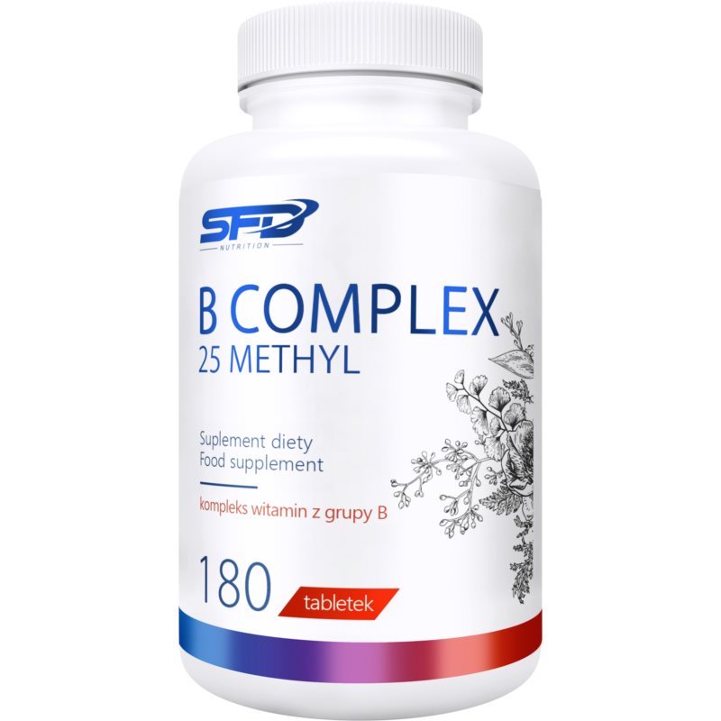 SFD Nutrition B Complex 25 Methyl komplex vitamínu B 180 cps