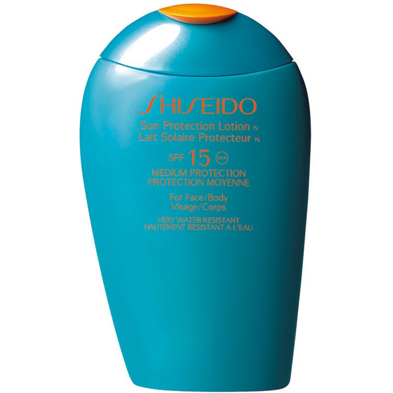 Shiseido Sun Care Sun Protection Lotion opaľovacie mlieko na tvár a telo SPF 15 150 ml