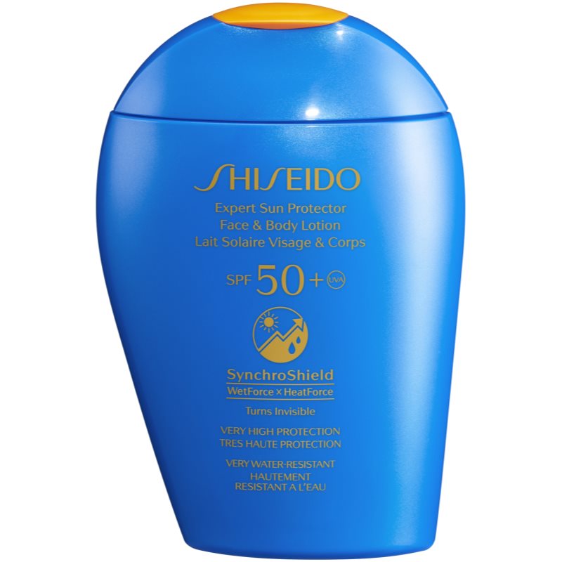 Shiseido Sun Care Expert Sun Protector Face  Body Lotion opaľovacie mlieko na tvár a telo SPF 50 150 ml