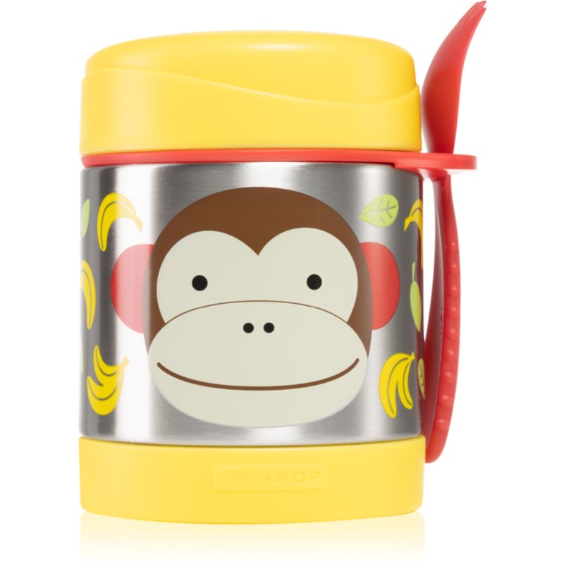 Skip Hop Zoo Monkey termoska s lyžičkou 12m 325 ml