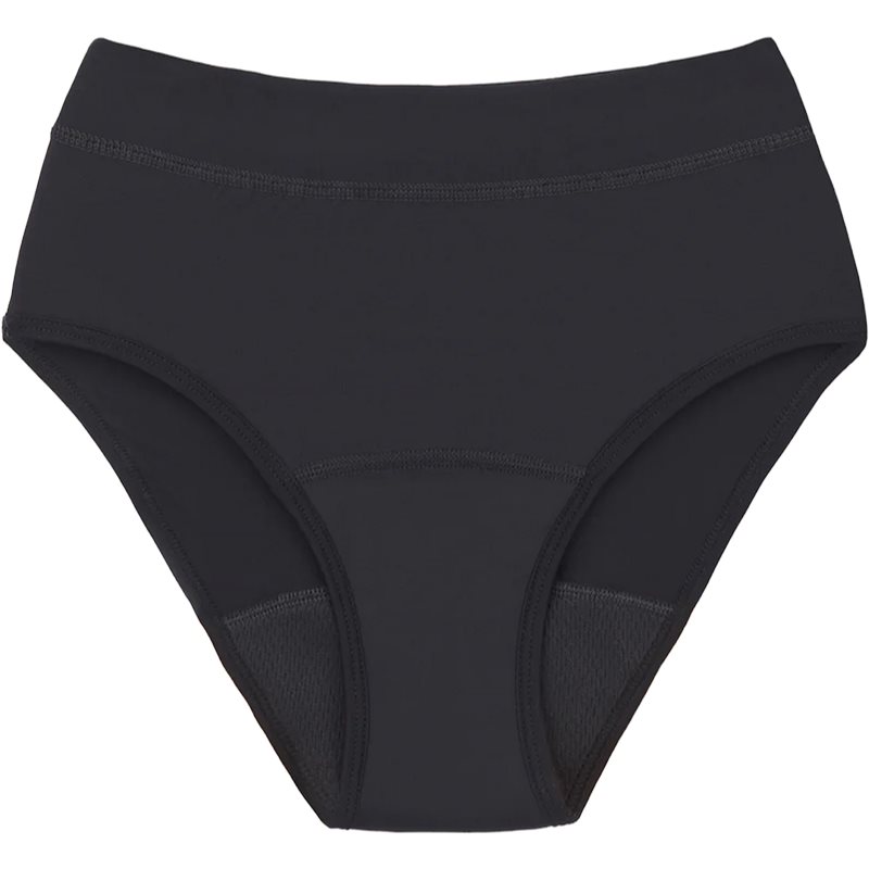 Snuggs Period Underwear Hugger: Extra Heavy Flow Black látkové menštruačné nohavičky na silnú menštruáciu veľkosť XL Black 1 ks