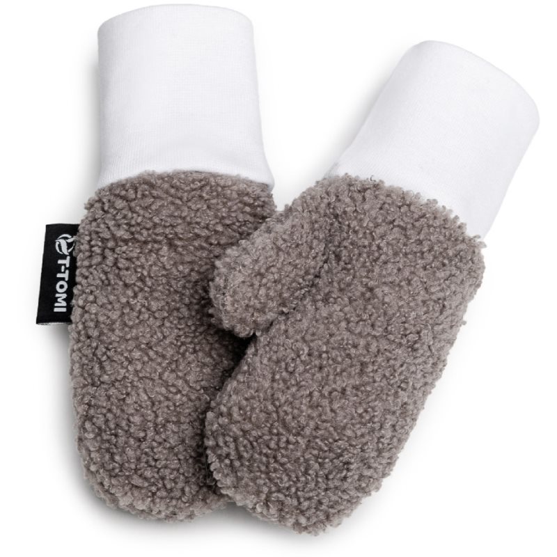 T-TOMI TEDDY Gloves Grey rukavice pre deti od narodenia 12-18 months 1 ks