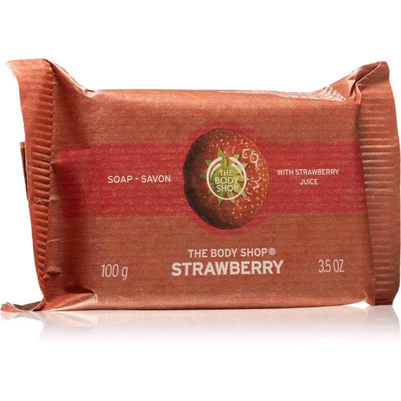 The Body Shop Strawberry prírodné tuhé mydlo 100 g