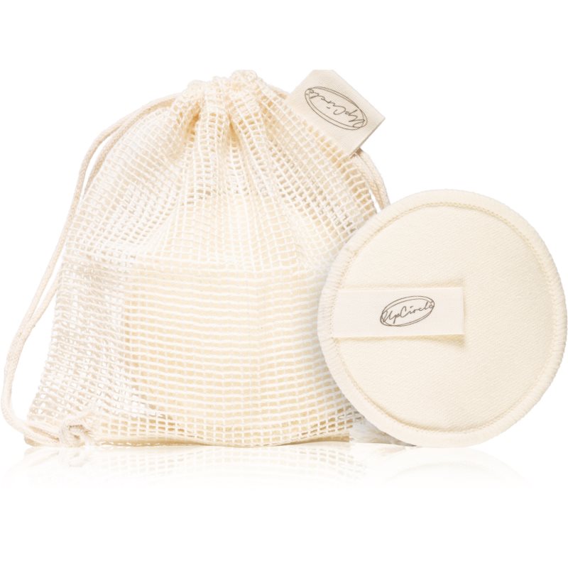 UpCircle Hemp and Cotton Makeup Pads bavlnené tampóny na odlíčenie a čistenie pleti 7 ks