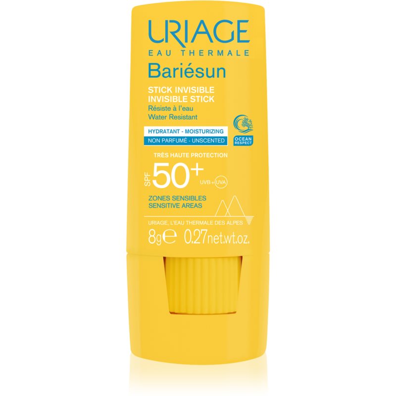 Uriage Bariésun Invisible Stick SPF 50 ochranná tyčinka na citlivé miesta SPF 50 8 g