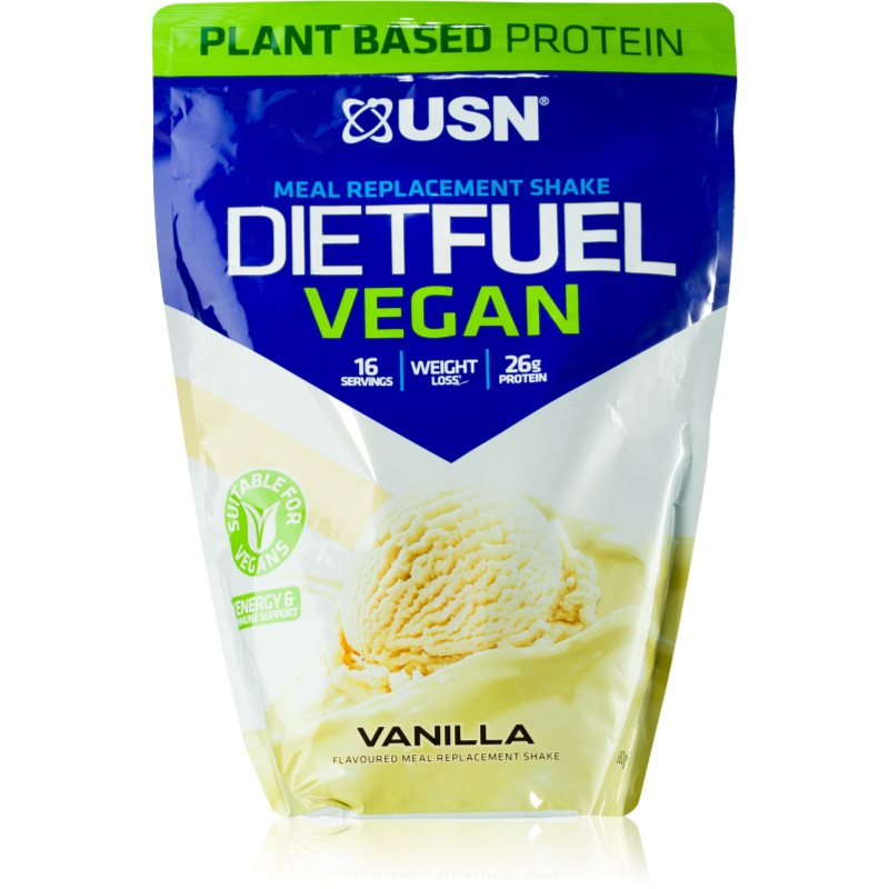 USN Diet Fuel Vegan kompletné jedlo príchuť Vanilla 880 g