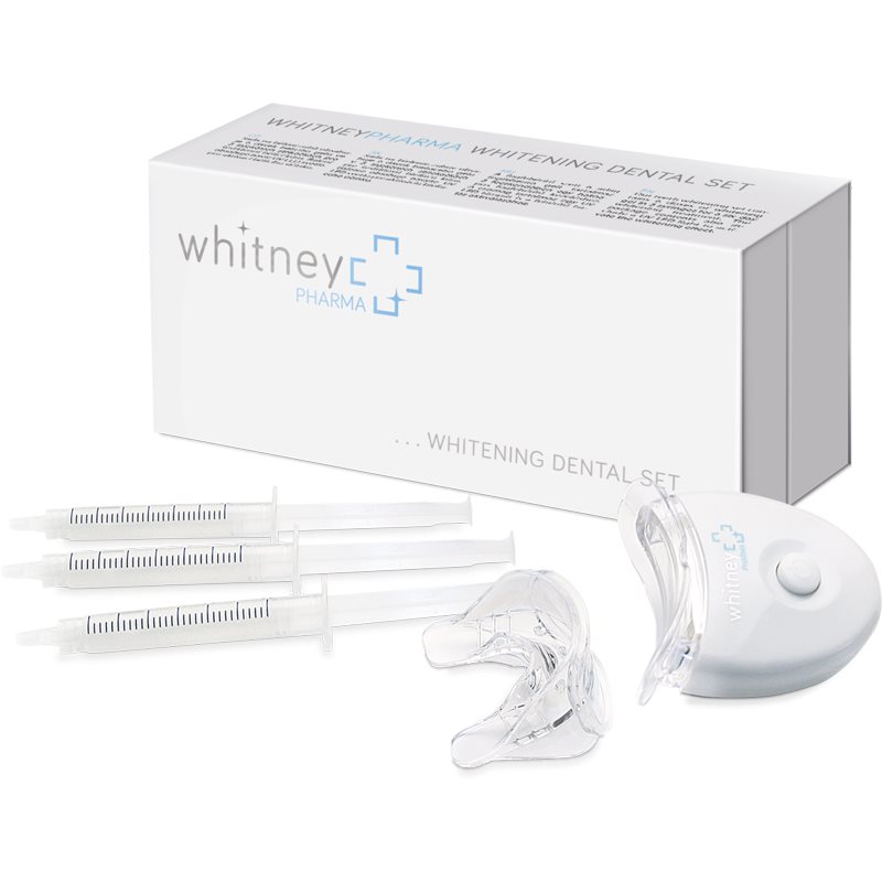 WhitneyPHARMA Whitening dental set sada pre bielenie zubov