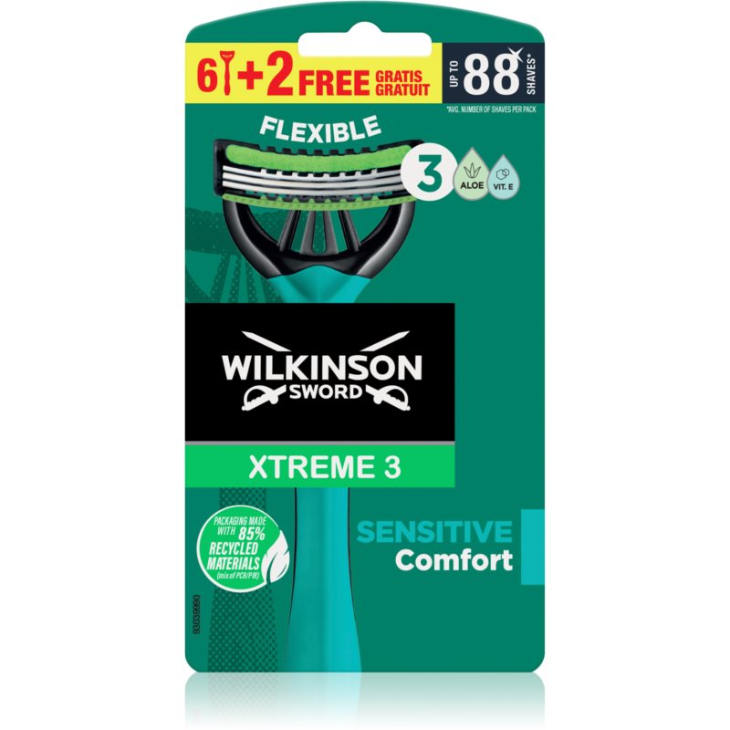 Wilkinson Sword Xtreme 3 Sensitive Comfort jednorázové holiace strojčeky pre mužov 8 ks