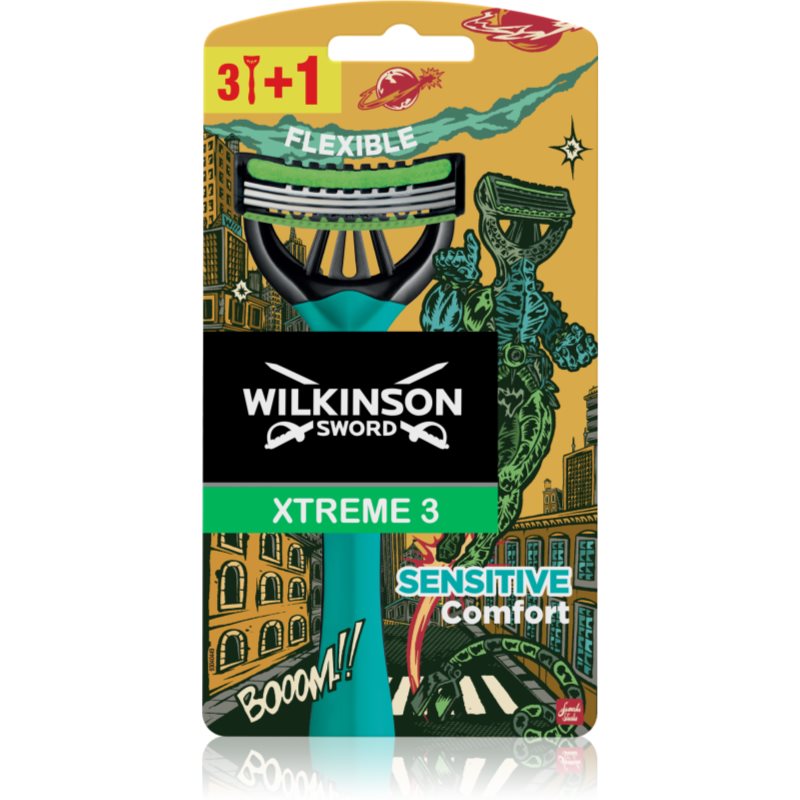 Wilkinson Sword Xtreme 3 Sensitive Comfort (limited edition) jednorázové holiace strojčeky pre mužov 4 ks