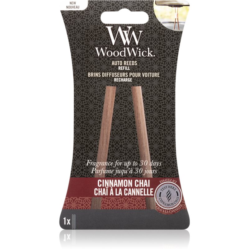 Woodwick Cinnamon Chai vôňa do auta náhradná náplň 1 ks
