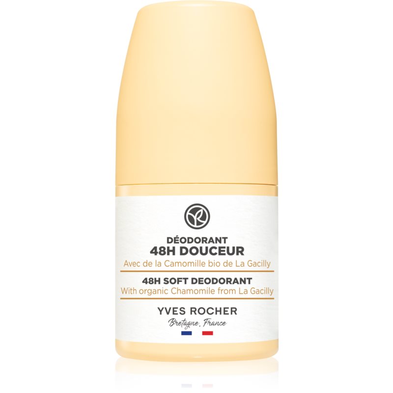 Yves Rocher 48 H Soft dezodorant roll-on pre jemnú a hladkú pokožku 50 ml