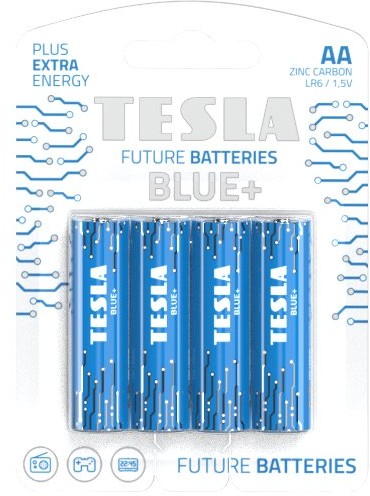 TESLA baterie AA BLUE 4ks (R06)