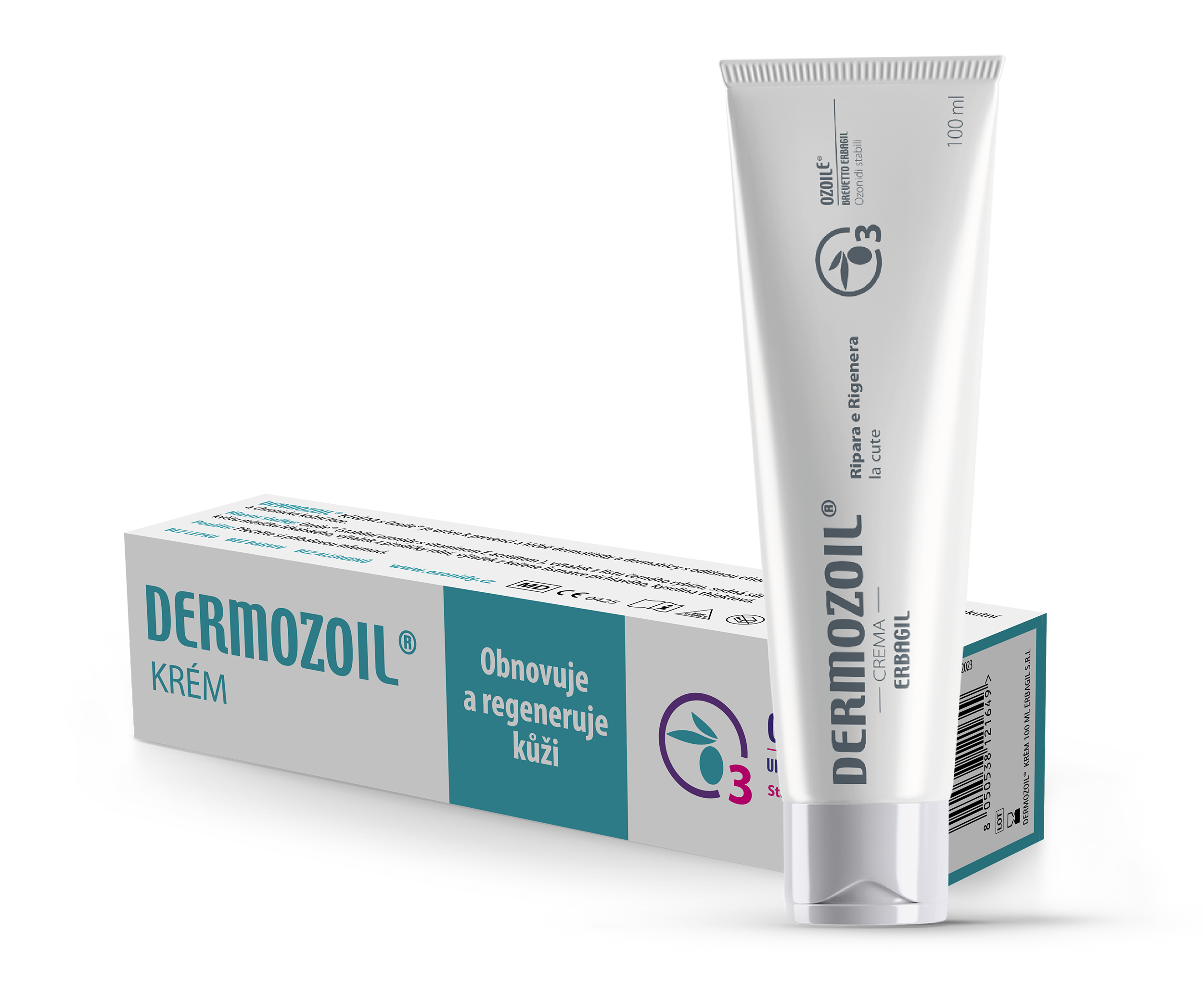 Ozonidy DERMOZOIL krém na dermatitídu