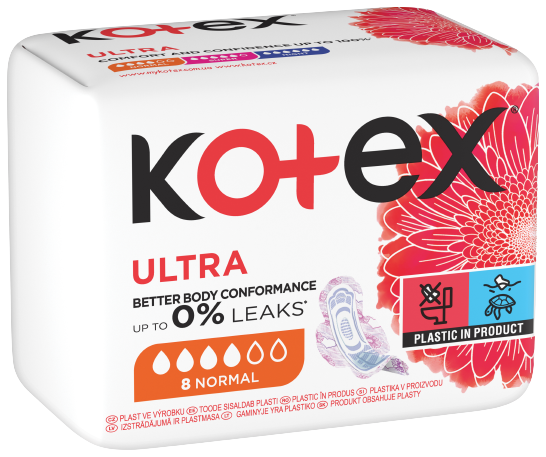 KOTEX vložky Ultra Normal single 8 ks