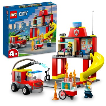 LEGO® City 60375 Hasičská stanica a hasičské auto