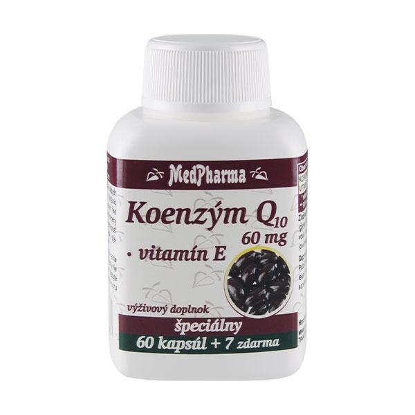 MedPharma KOENZÝM Q10 60 mg  Vitamín E